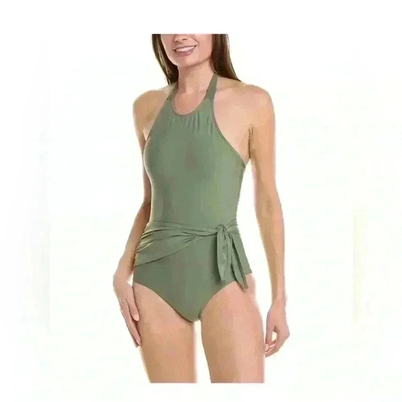 NWT hermoza Genevieve One-piece
Swimsuit in basil Sz 6 - Picture 1 of 4